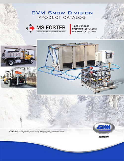 Salt Brine Application Equipment M.S. Foster & Associates, Inc.