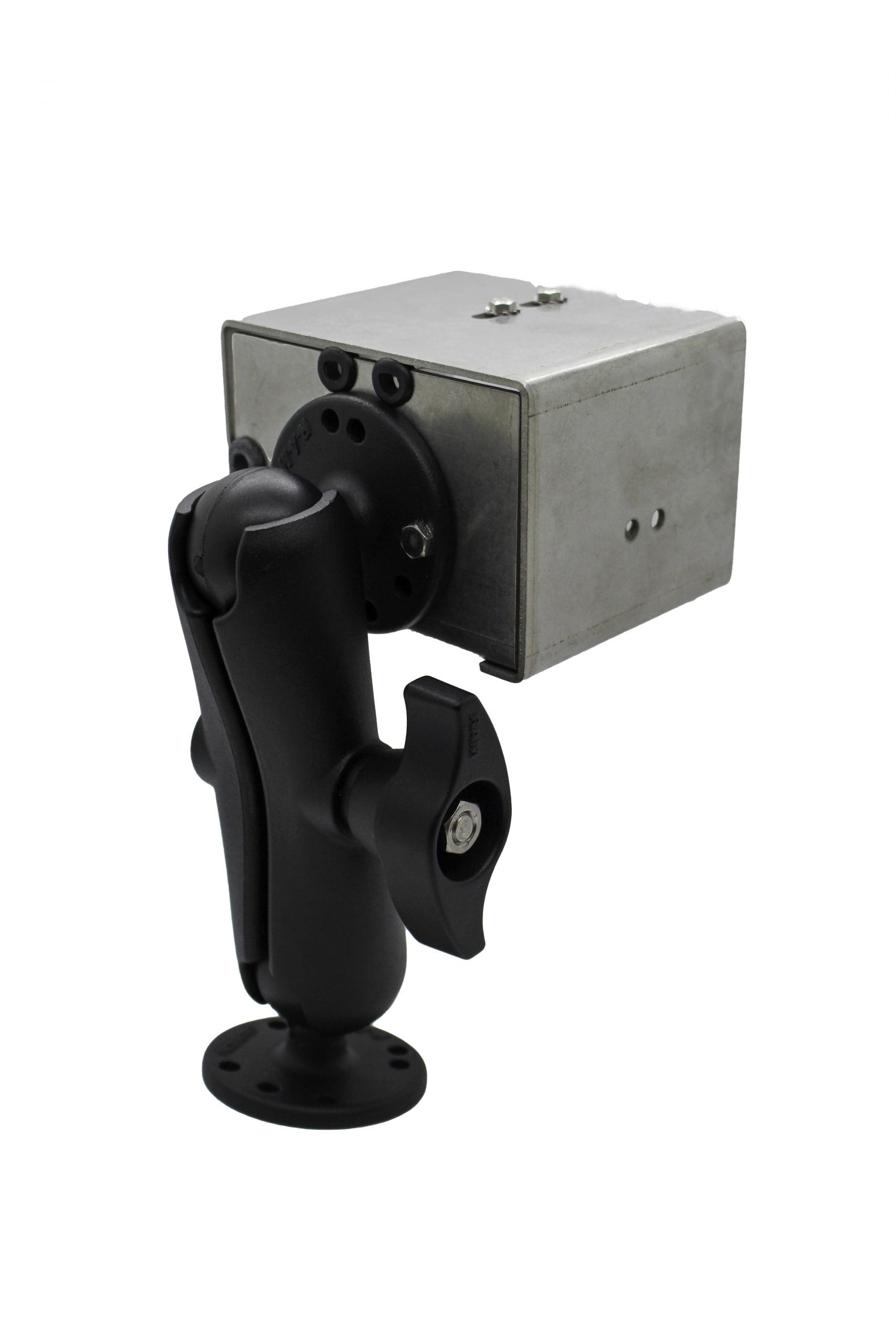 6" Stainless Steel Double Knuckle Camera Mount - Image 4