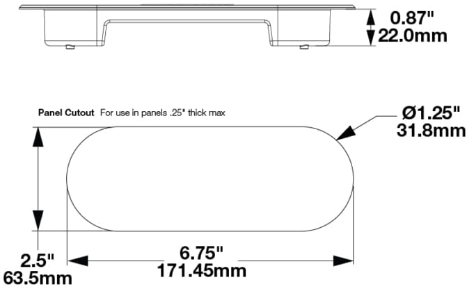 Model 274: Plastic Mounting Flange - Image 3