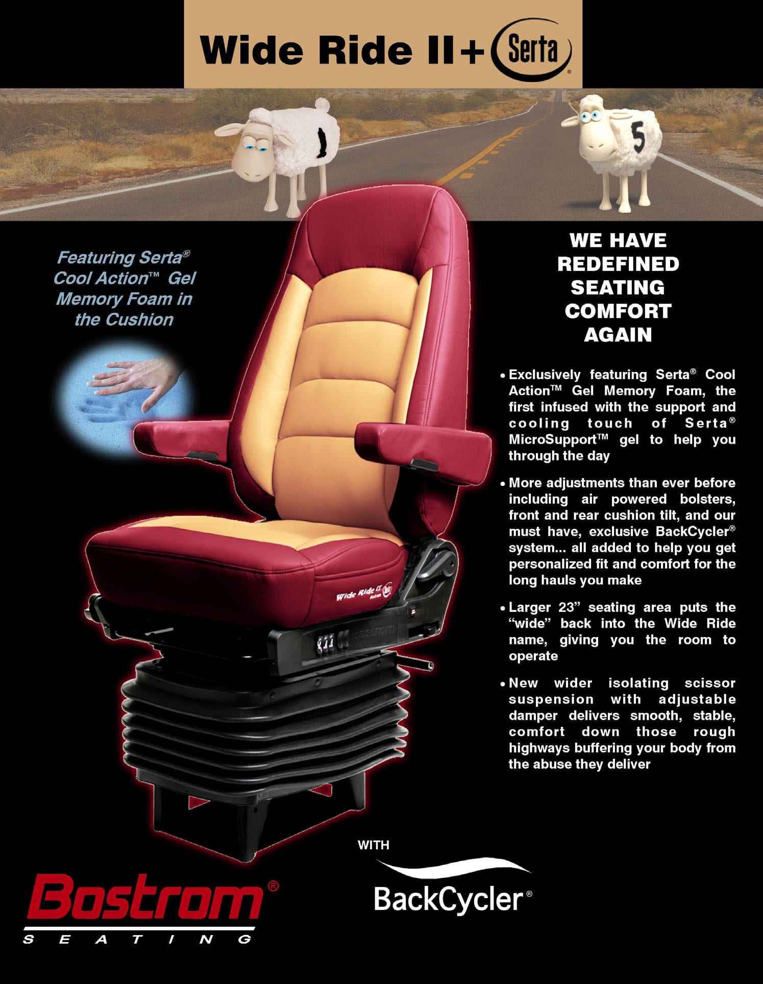 Bostrom Seat Cover & Seat Cushion Replacement Refresh Kit